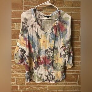 Zac & Rachel Pastel Floral Blouse